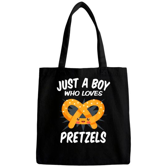 Discover Just A Boy Who Loves Pretzels Bags