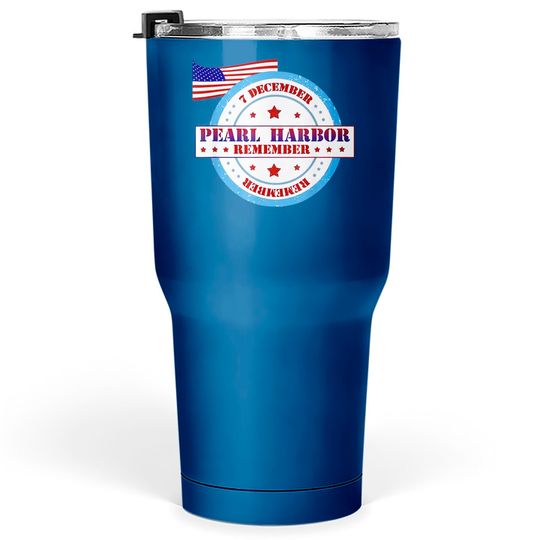 Discover Pearl Harbor Remembrance Day Logo Tumblers 30 oz