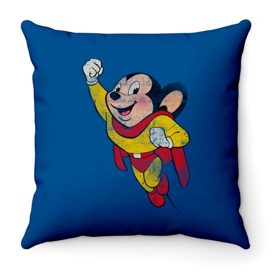 Discover MIGHTY MOUSE - Vintage - Robzilla - Throw Pillows