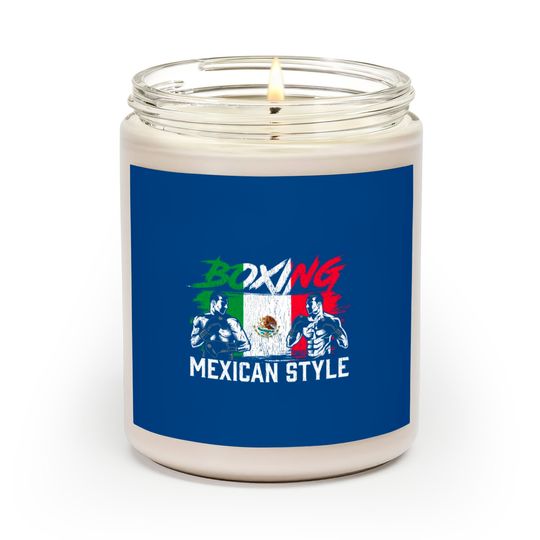 Discover Mexican Boxing Sports Fight Coach Boxer Fighter Scented Candles
