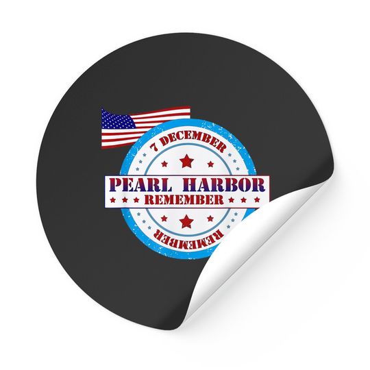 Discover Pearl Harbor Remembrance Day Logo Stickers