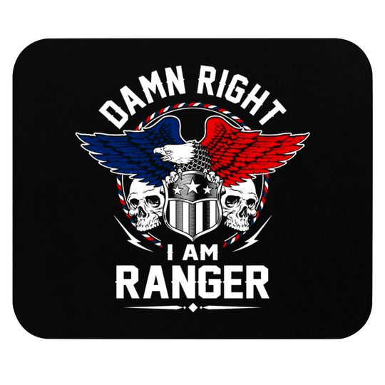 Discover Ranger Name Mouse Pad - In Case Of Emergency My Blood Type Is Ranger Gift Item - Ranger - Mouse Pads