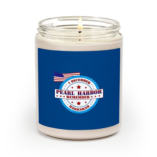 Discover Pearl Harbor Remembrance Day Logo Scented Candles