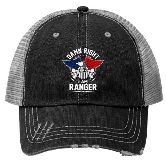 Discover Ranger Name Trucker Hat - In Case Of Emergency My Blood Type Is Ranger Gift Item - Ranger - Trucker Hats