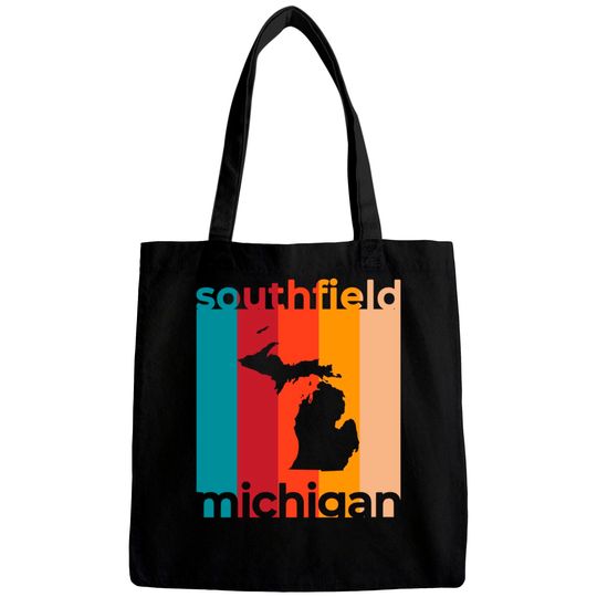 Discover Southfield Michigan Retro - Southfield - Bags