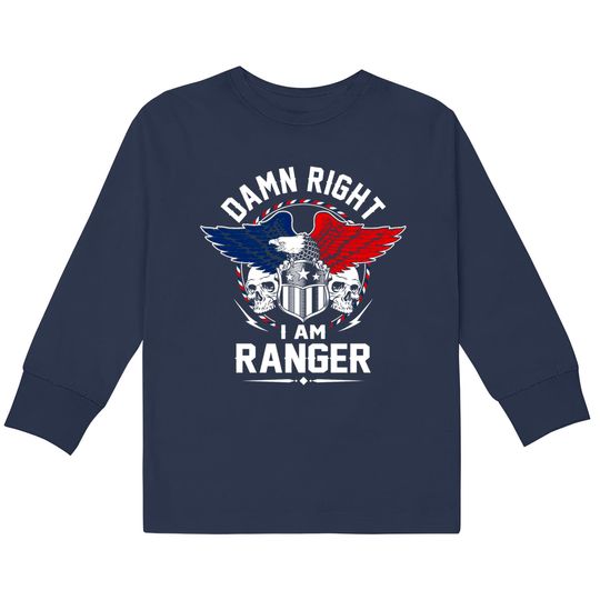 Discover Ranger Name T Shirt - In Case Of Emergency My Blood Type Is Ranger Gift Item - Ranger -  Kids Long Sleeve T-Shirts