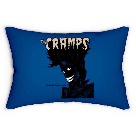 Discover The Cramps Unisex Lumbar Pillows: Bad Music