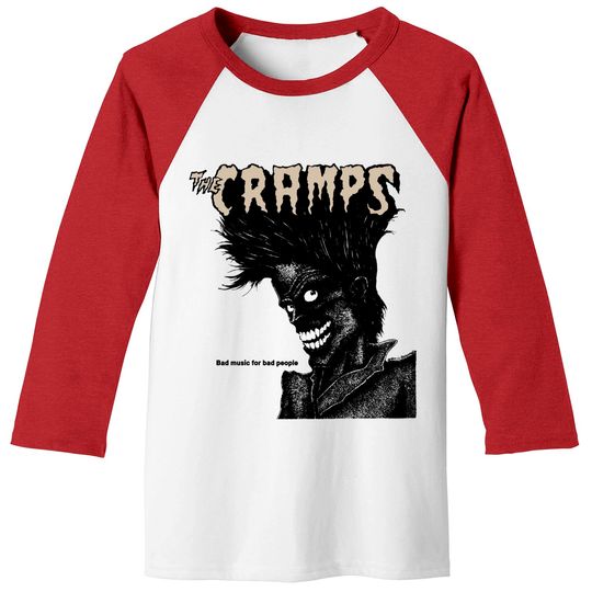 Discover The Cramps Unisex Baseball Tees: Bad Music