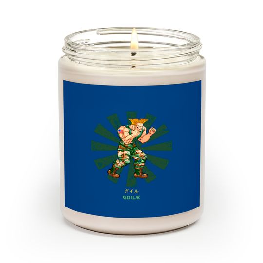 Discover Guile Street Fighter Retro Japanese - Street Fighter - Scented Candles
