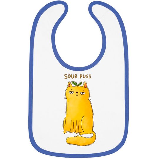 Discover Sour Puss - Cat - Bibs