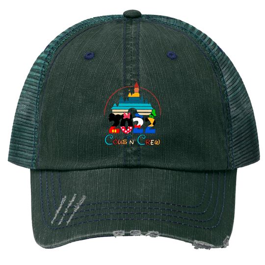 Discover Cousin Crew 2022 Walt Disney Vacation 2022 Matching Trucker Hats