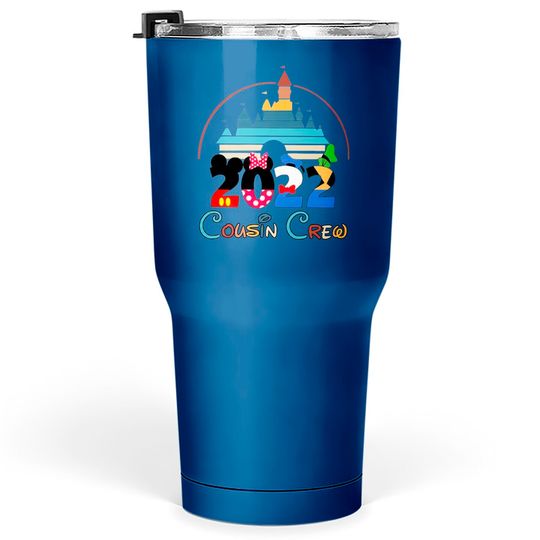 Discover Cousin Crew 2022 Walt Disney Vacation 2022 Matching Tumblers 30 oz