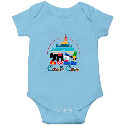Discover Cousin Crew 2022 Walt Disney Vacation 2022 Matching Onesies