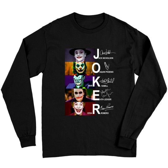 Discover The Joker Tshirt, Joker 2022 Tshirt, Joker Friends Long Sleeves, Funny Joker Shirt Fan Gifts