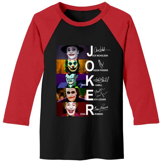 Discover The Joker Tshirt, Joker 2022 Tshirt, Joker Friends Baseball Tees, Funny Joker Shirt Fan Gifts