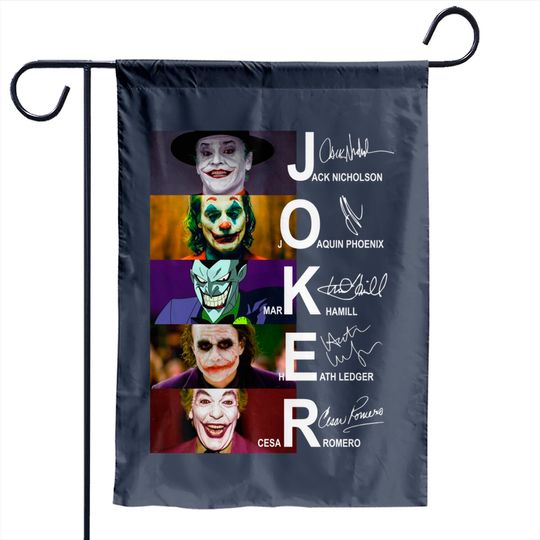 Discover The Joker Garden Flag, Joker 2022 Garden Flag, Joker Friends Garden Flags, Funny Joker Garden Flag Fan Gifts