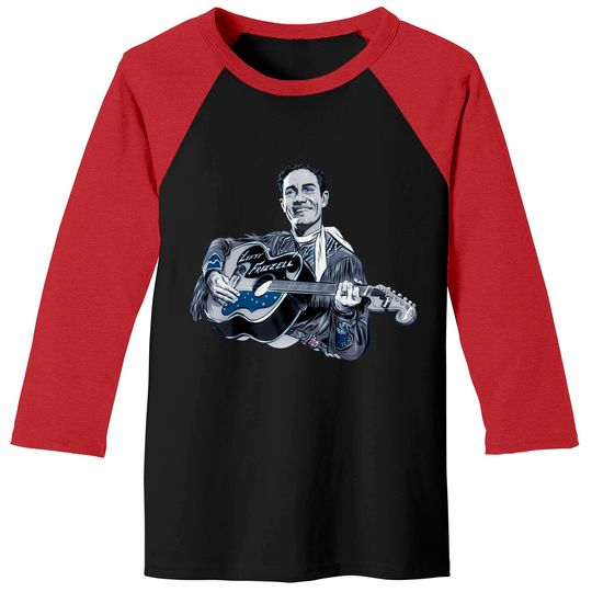Discover Lefty Frizzell - An illustration by Paul Cemmick - Lefty Frizzell - Baseball Tees