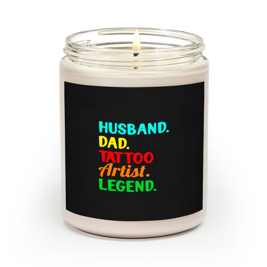 Discover TATTOO ARTIST INKING TATTOOS : Dad Tattoo Artist Scented Candles