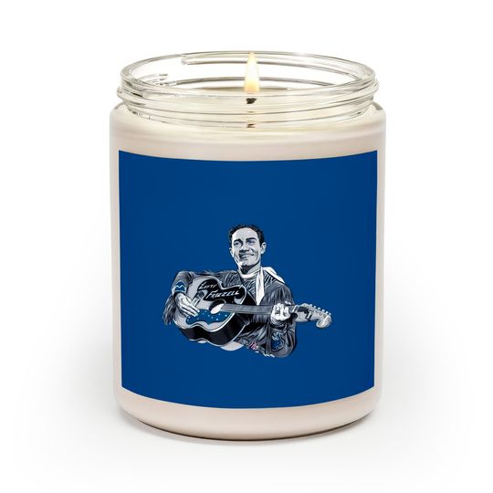 Discover Lefty Frizzell - An illustration by Paul Cemmick - Lefty Frizzell - Scented Candles