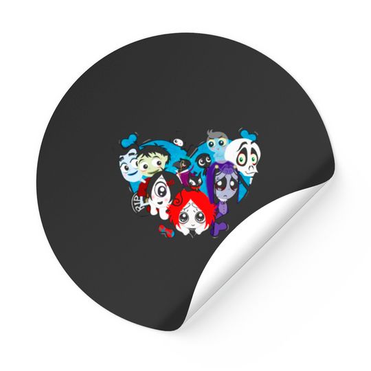 Discover Ruby Gloom heart Stickers