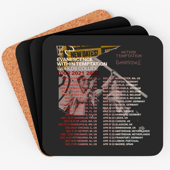 Discover Evanescence Within Temptation Worlds Collide Tour 2022 Coasters