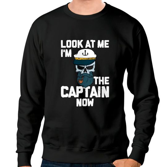 Discover Boat Captain Boating Lover Pontoon Captain Sailor Sweatshirts