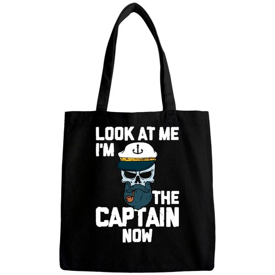 Discover Boat Captain Boating Lover Pontoon Captain Sailor Bags
