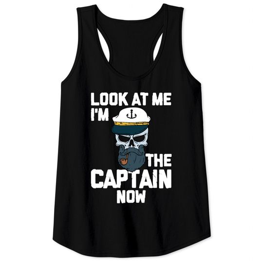 Discover Boat Captain Boating Lover Pontoon Captain Sailor Tank Tops