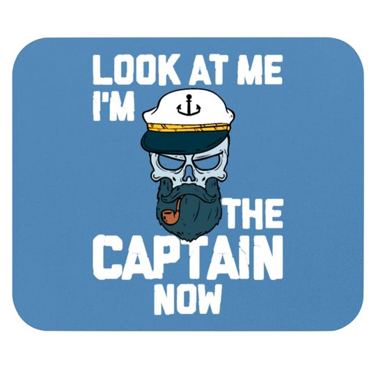 Discover Boat Captain Boating Lover Pontoon Captain Sailor Mouse Pads