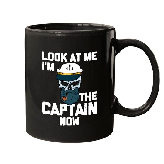 Discover Boat Captain Boating Lover Pontoon Captain Sailor Mugs