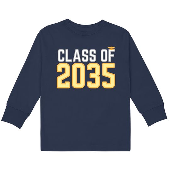 Discover Class of 2035  Kids Long Sleeve T-Shirts