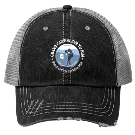 Discover Rim to Rim Trail Trucker Hats