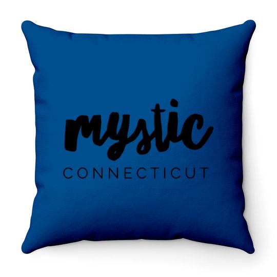 Discover Mystic Connecticut CT Throw Pillows