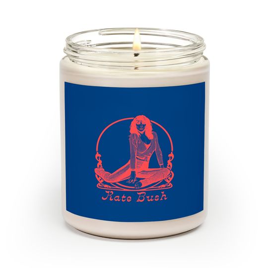 Discover Kate Bush Retro Aesthetic Fan Art Design Scented Candles