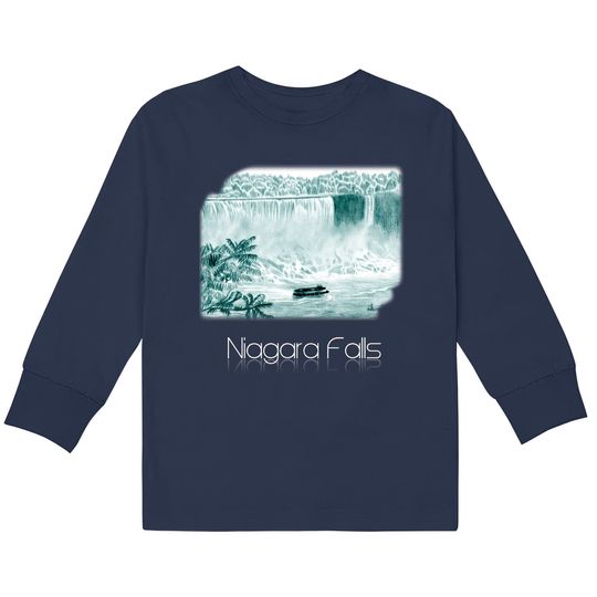 Discover niagara falls F  Kids Long Sleeve T-Shirts