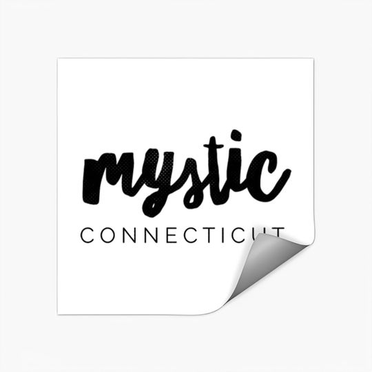 Discover Mystic Connecticut CT Stickers