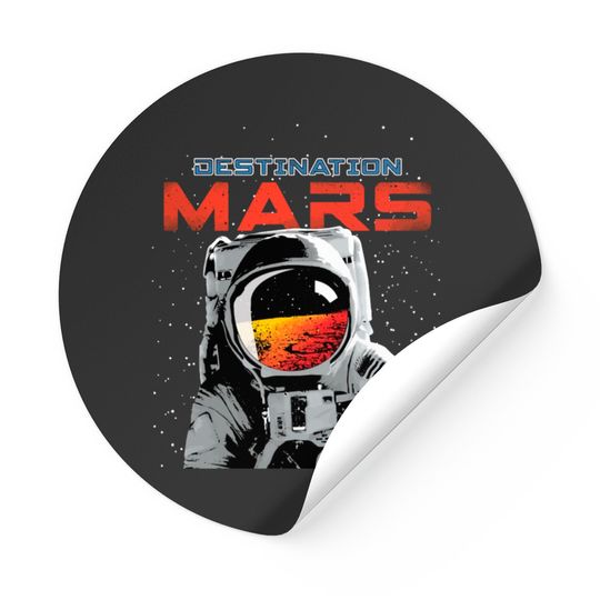 Discover Destination Mars Stickers