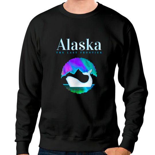 Discover Alaska Northern Lights Orca Whale with Aurora Sweatshirts