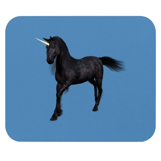 Discover Black Unicorn Mouse Pads