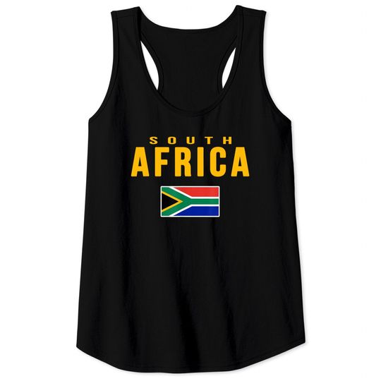 Discover South Africa South African Flag Tank Tops