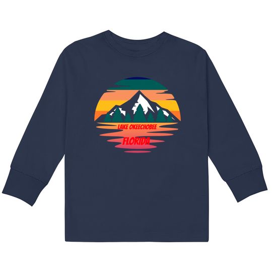 Discover lake okeechobee for people who like lakes, vacati  Kids Long Sleeve T-Shirts