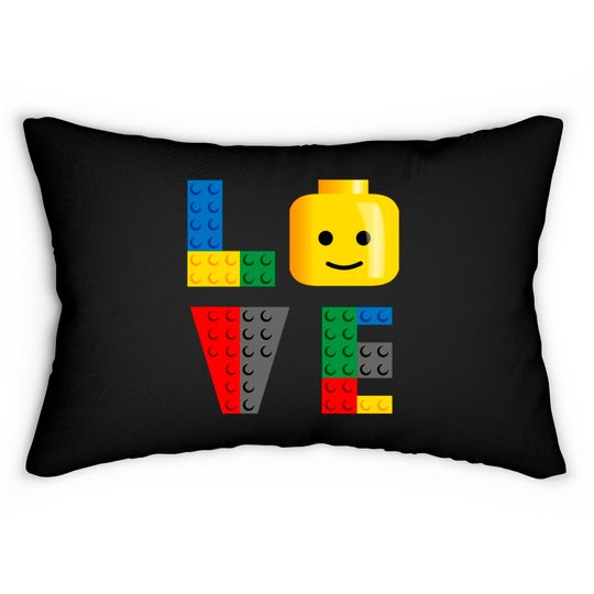 Discover LOVE Lego - Lego - Lumbar Pillows