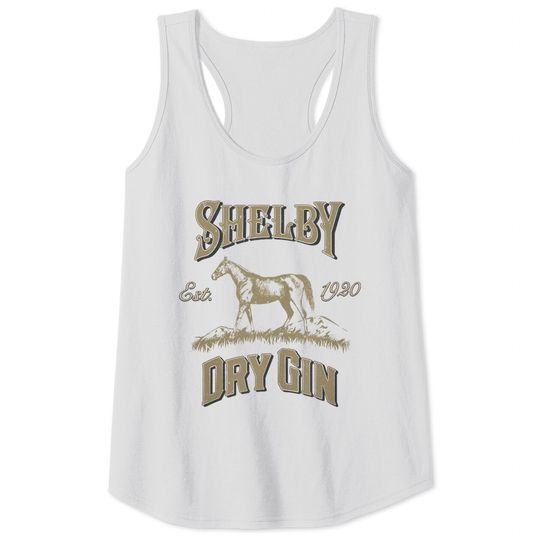 Discover Peaky Blinders Unisex Tank Tops: Shelby Dry Gin