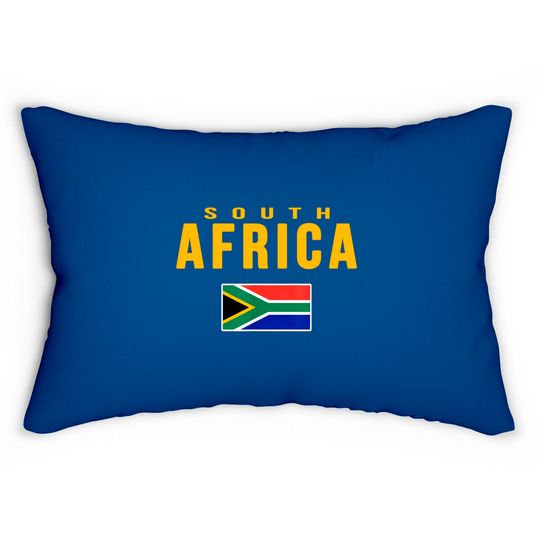 Discover South Africa South African Flag Lumbar Pillows