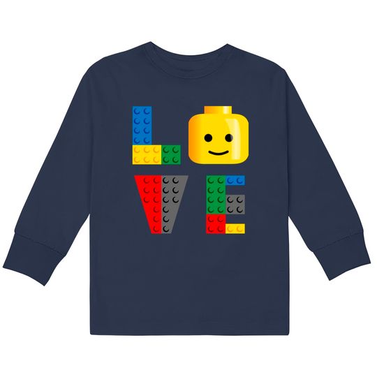 Discover LOVE Lego - Lego -  Kids Long Sleeve T-Shirts