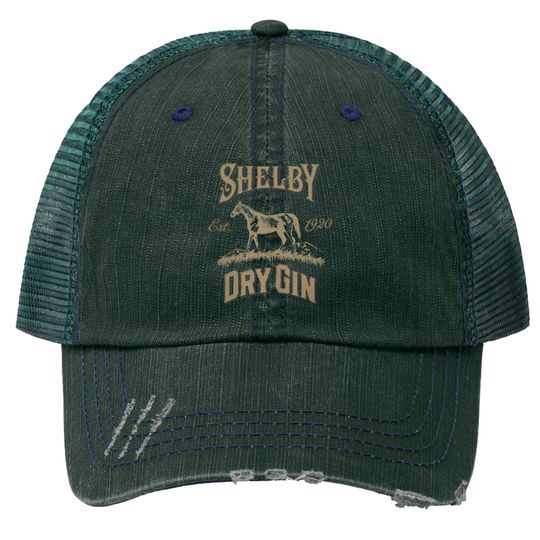 Discover Peaky Blinders Unisex Trucker Hats: Shelby Dry Gin