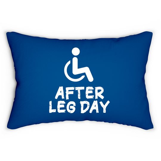 Discover Leg Day Fitness Pumps Gift Idea Lumbar Pillows