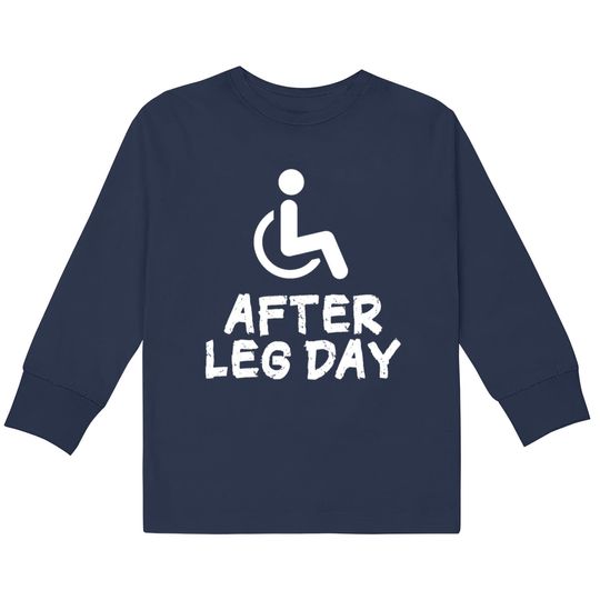 Discover Leg Day Fitness Pumps Gift Idea  Kids Long Sleeve T-Shirts
