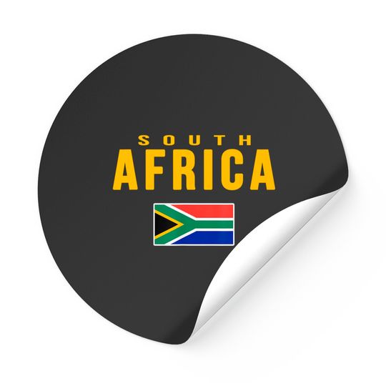 Discover South Africa South African Flag Stickers