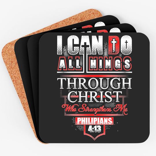 Discover Philippians - I Can Do All Things Through Christ Coasters